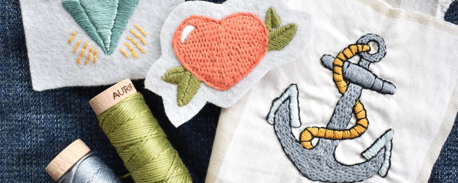 how to add embroidered patches