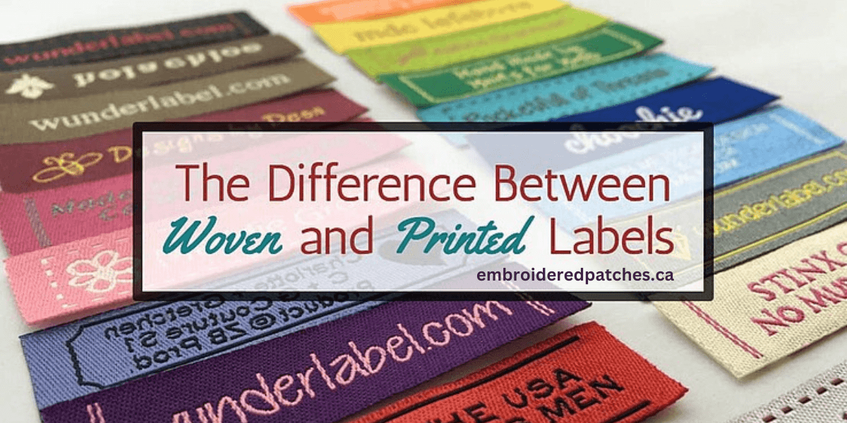 woven vs printed labels what are the difference