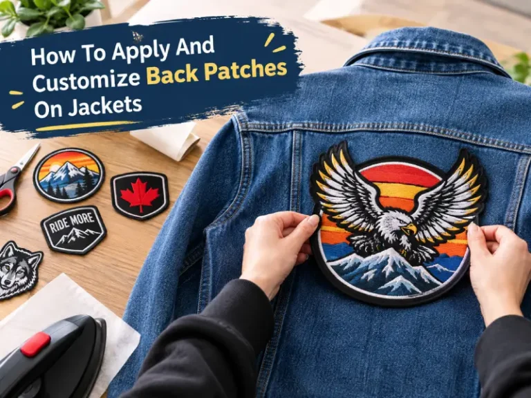 How To Apply And Customize Back Patches On Jackets
