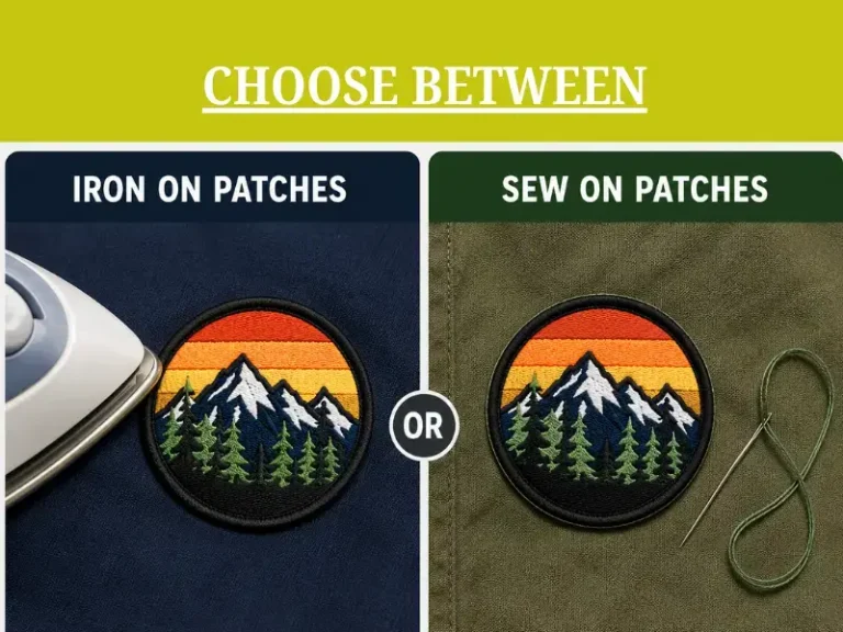 How to Choose Between Iron-On vs. Sew-On Patches