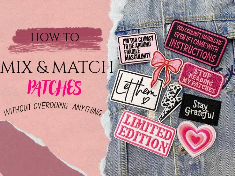 How to Mix and Match Patches Without Overdoing Your Look