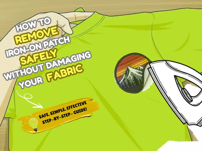 Safely Remove Iron On Patches