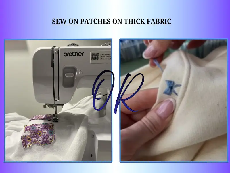 Sew On Patches on Thick Fabric